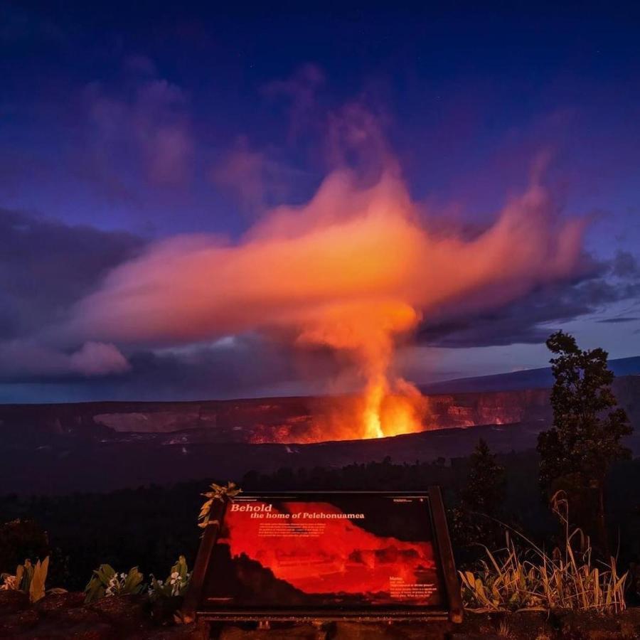 Caldera- Hale Kumu La'Au At Volcano Exterior photo